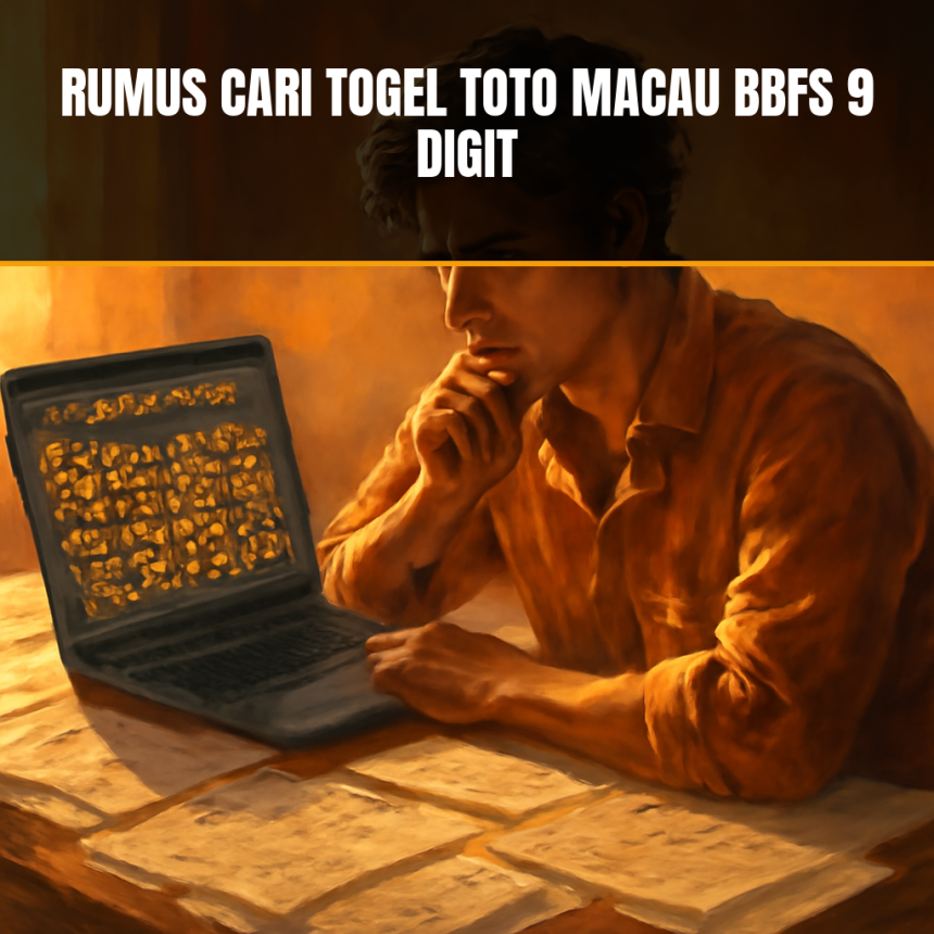 Rumus cari togel menggunakan metode BBFS 9 digit di Toto Macau.